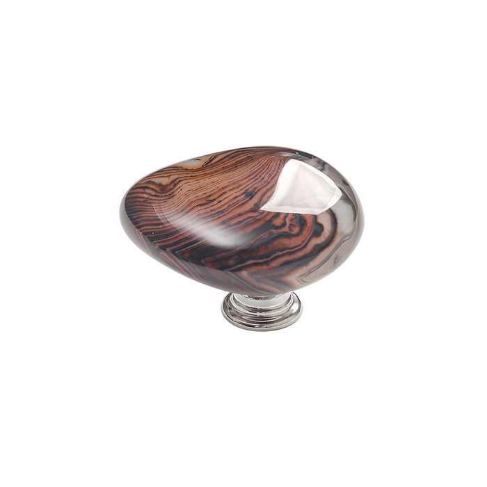 Modern Agate Stone Pebble Cabinet Knobs