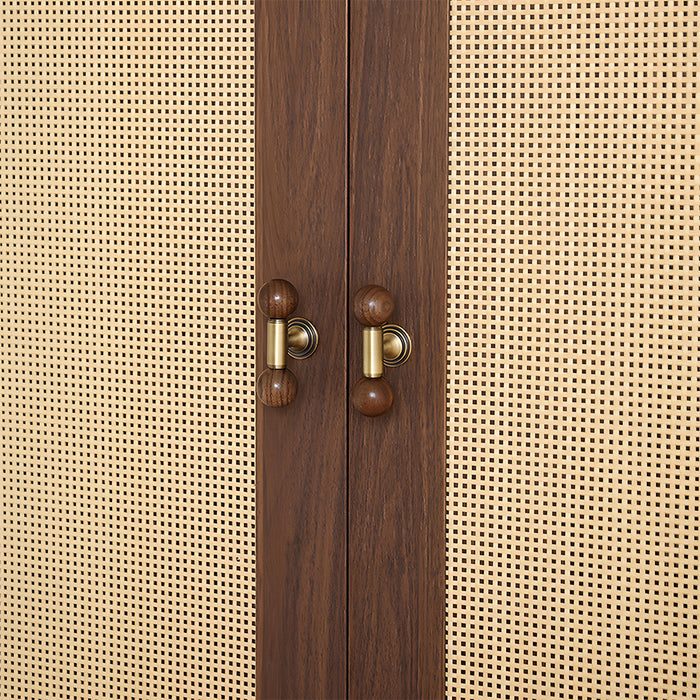 Medieval Brass Wooden Handle