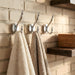 Vintage Brass Wall Mounted Coat Hooks