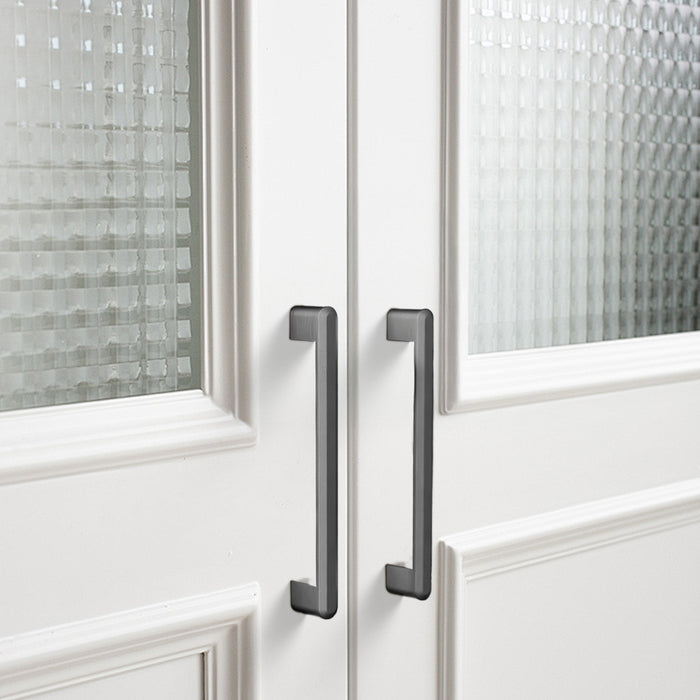 Simple Zinc Alloy Kitchen Cabinet Handles