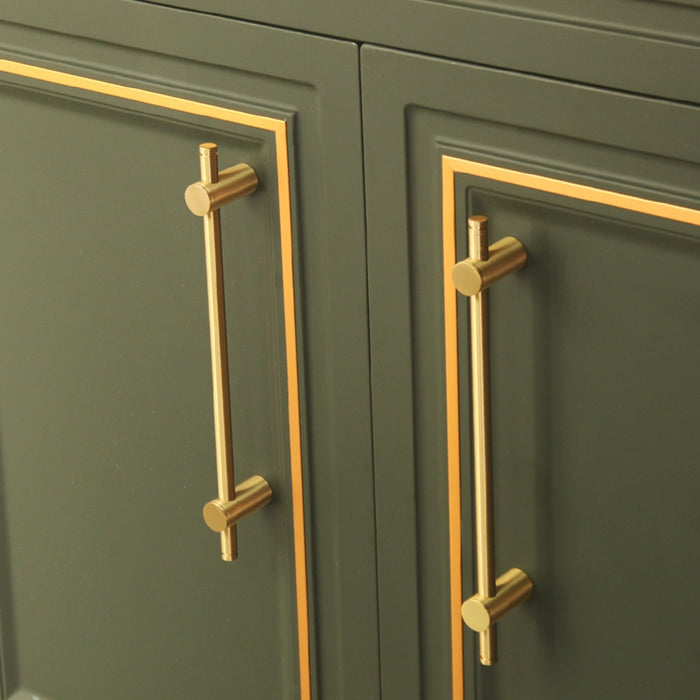 Wholesale Cabinet Long Pulls Kitchen Drawer Handles Wardrobe Aluminum Black L Shape Long Pulls