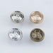 Organic Round Textured Zinc Alloy Cabinet Knobs