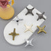 Modern Zinc Alloy Star Cross Cabinet Knobs