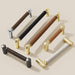 Modern Woven Leather Cabinet Pulls