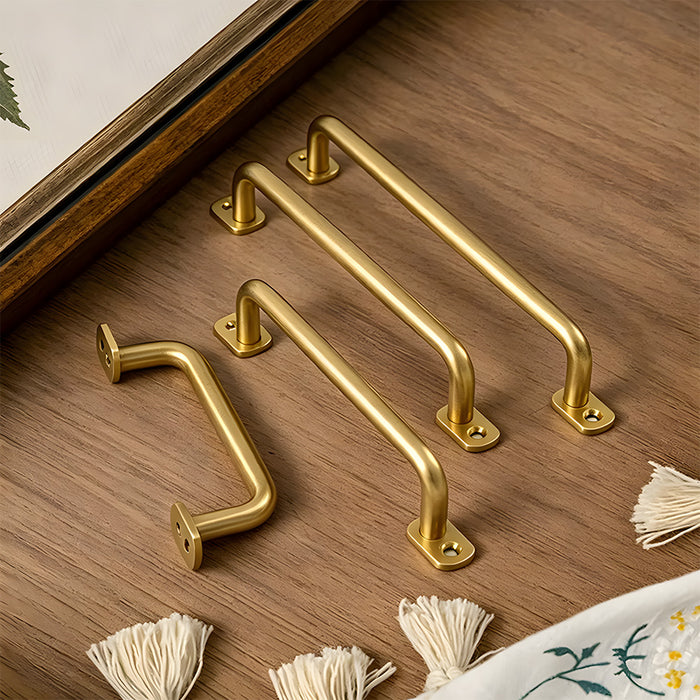 Modern Zinc Alloy Surface Mount Handles for Kitchen