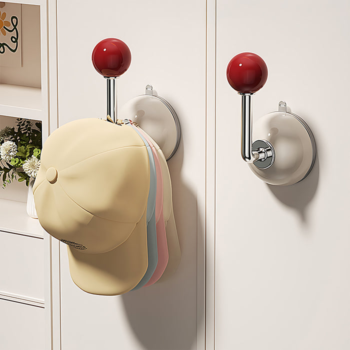 Punch-free Suction Cup Cabinet Handles Wall Hook Curtain Holder