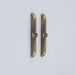 Modern Zinc Alloy Brushed Brass Cabinet Handles