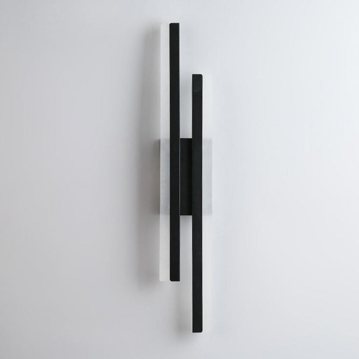 Modern Black Linear LED Wall Sconce Lighting for Bedroom & Living Room
