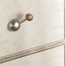 Modern Walnut & Zinc Alloy Cabinet Knobs & Wall Hooks