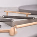 Modern Knurled Zinc Alloy Cabinet Pulls