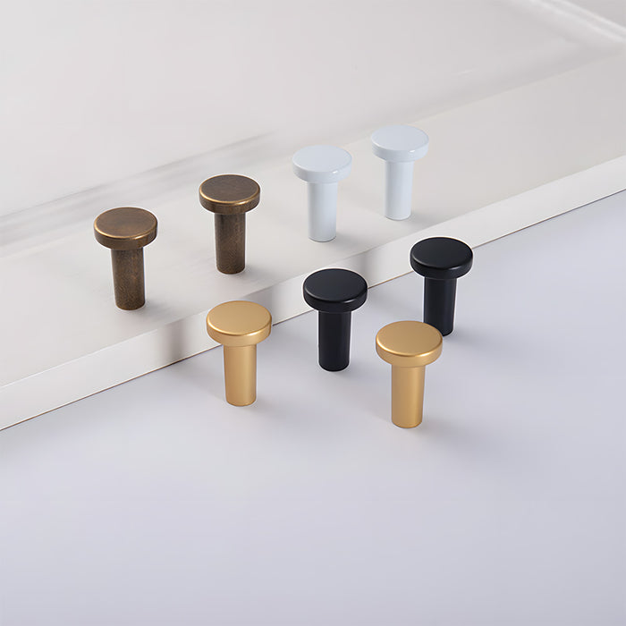 Modern Zinc Alloy Round Wall Hooks