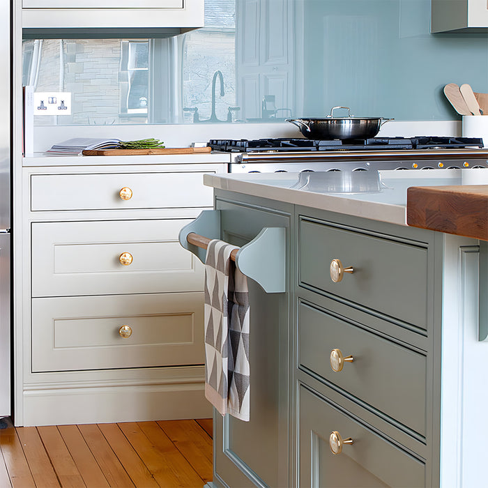Decorative Natural Shell Cabinet Knobs with Solid Zinc Alloy Base
