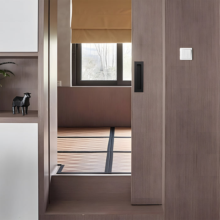 Retro Recessed Rectangular Embedded Cabinet Handles