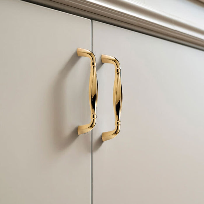 Goldenwarm And Door Pulls Gold Brass Modern Geometry