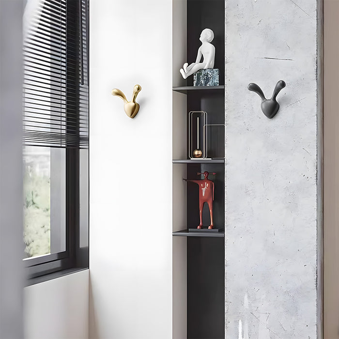 Cute Abstract Rabbit Ear Coat & Towel Hooks