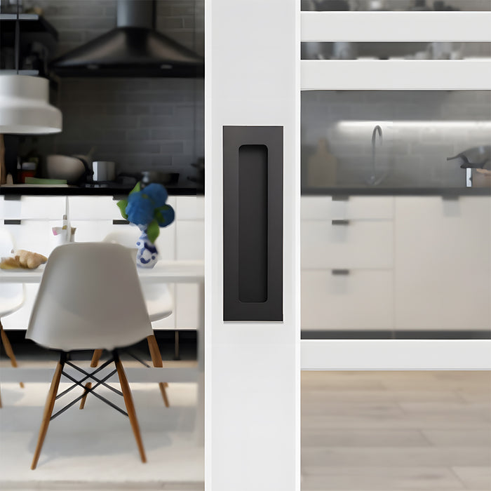 Retro Recessed Rectangular Embedded Cabinet Handles