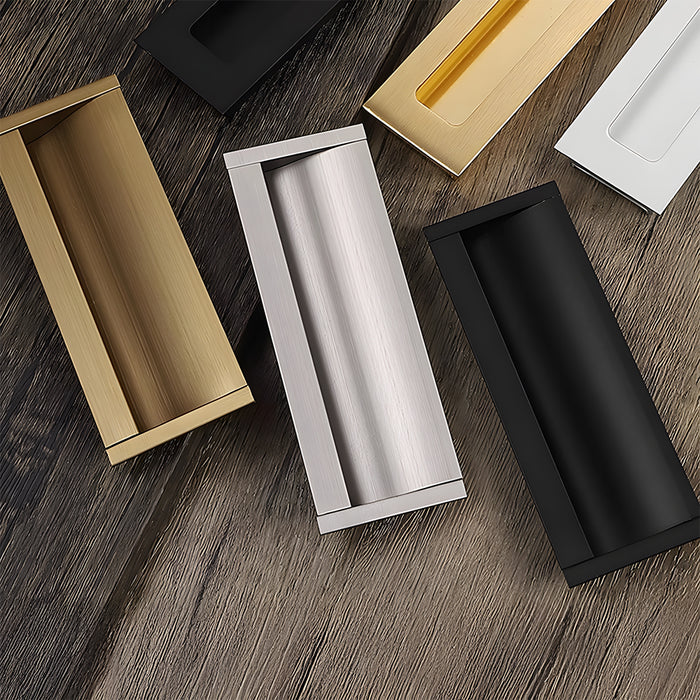 Modern Extended Solid Invisible Concealed Cabinet Pull Handle