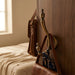 Vintage Brass Wall Mounted Coat Hooks