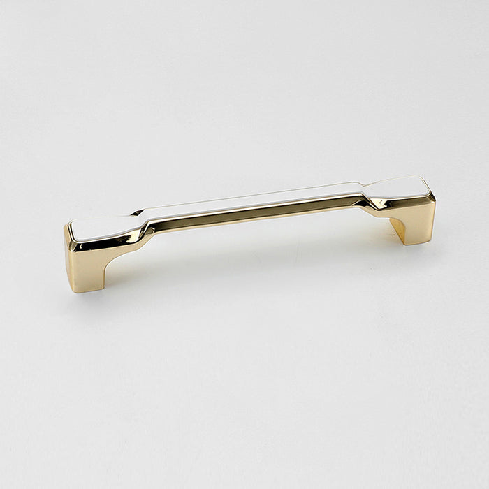Simple Gold Solid Cabinet Handle Round Corner Pull