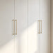 Modern Zinc Alloy Champagne Gold T Bar Cabinet Pulls