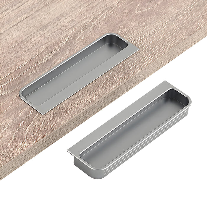 Sqaure Sliding Closet Door Handles Flush Pulls