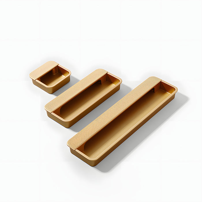 Stylish Metal Recessed Sliding Door Concealed Handles