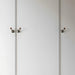 Modern Walnut & Zinc Alloy Cabinet Knobs & Wall Hooks