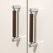 Modern Woven Leather Cabinet Pulls