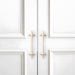 Modern Bright Silver Zinc Alloy Cabinet Pulls and Handles