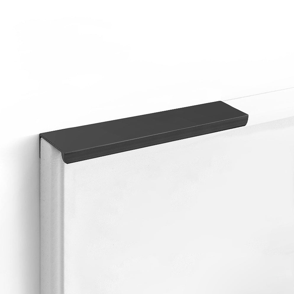 Goldenwarm Modern Gold Black Kitchen Cupboard Cabinet Edge Pull Handles