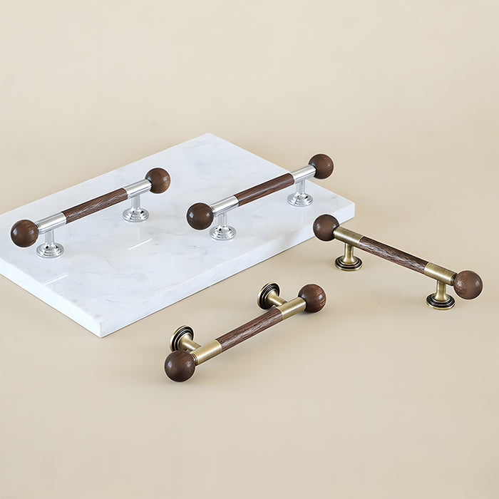 Medieval Brass Wooden Handle