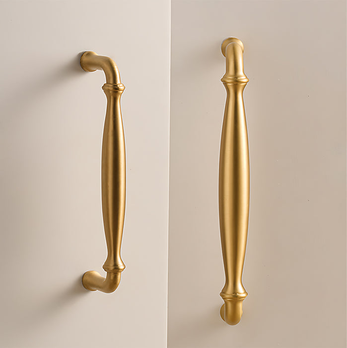 Neoclassical Pastoral Simple European Brass Cabinet Handle