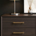 Modern Zinc Alloy Champagne Gold T Bar Cabinet Pulls