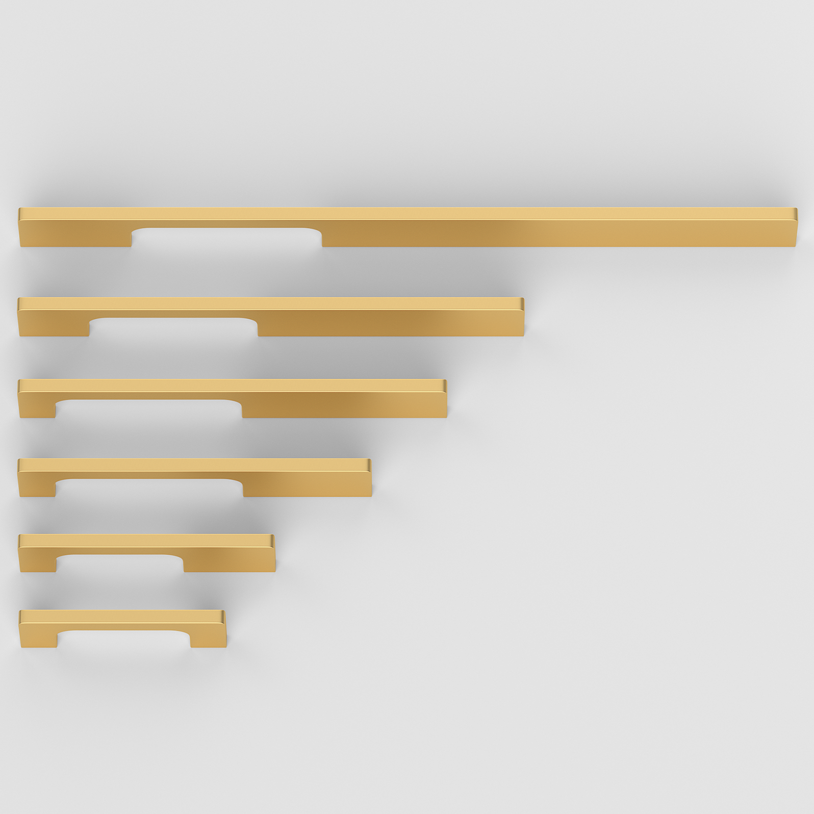 Goldenwarm Cabinet Pulls Aluminum Alloy Drawer Handles Modern Bathroom ...