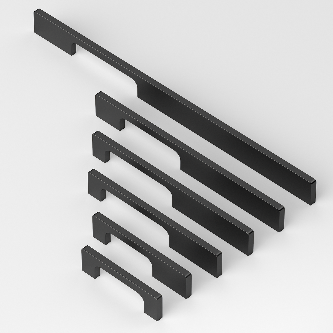 Cabinet Pulls Drawer Handles Modern Black Kitchen Cabinet Handles ...