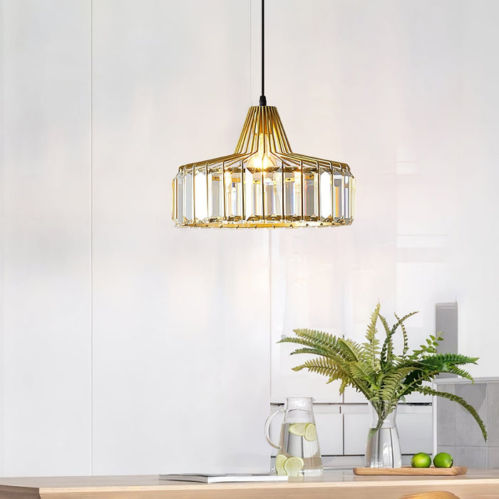 Industrial Metal Lantern Pendant Light