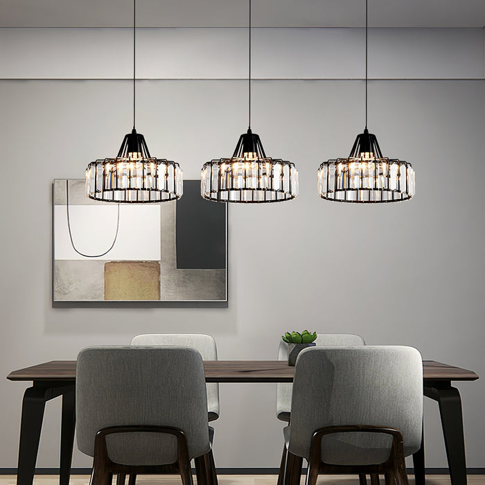Industrial Metal Lantern Pendant Light