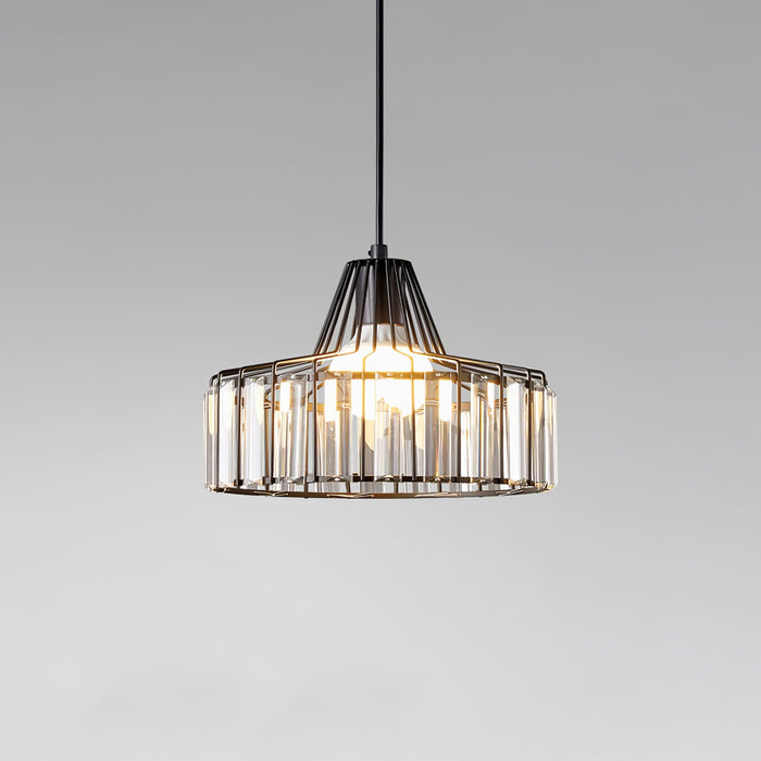 Industrial Metal Lantern Pendant Light