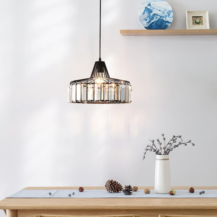 Industrial Metal Lantern Pendant Light