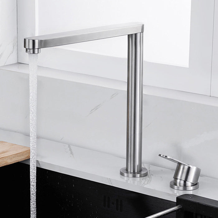 Single Handle Hidden Lifting Hot and Cold Kitchen Faucet