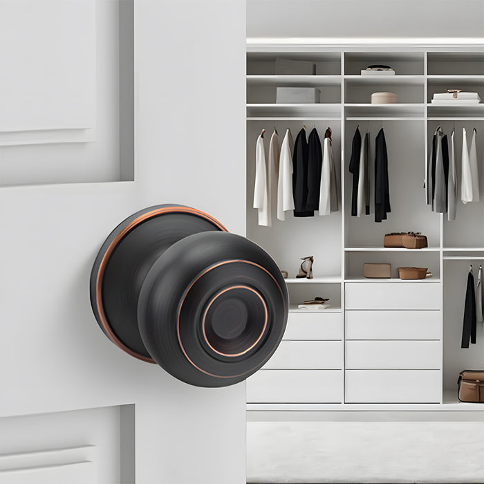 Keyless Round Dummy Passage Privacy Interior Door Knobs