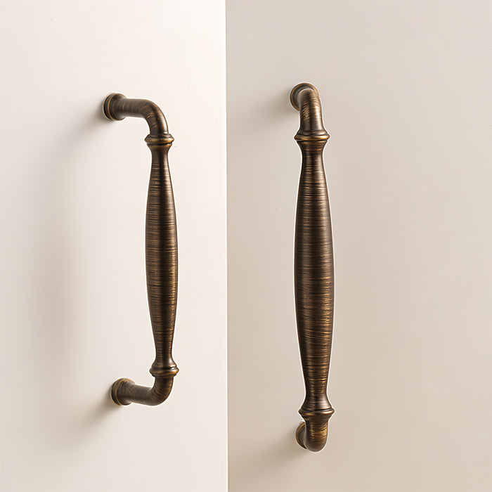 Neoclassical Pastoral Simple European Brass Cabinet Handle
