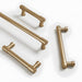Modern Zinc Alloy Champagne Gold T Bar Cabinet Pulls