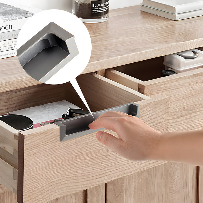 Stylish Recessed Flush Finger Pull for Cabinet