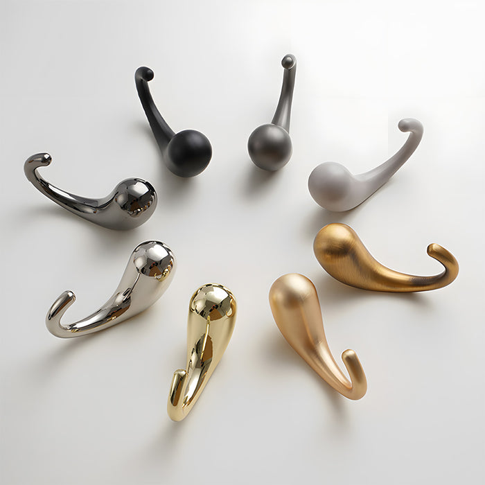 Minimalist Solid Brass Wall Hooks