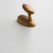 Modern Solid Brass Sculptural Pebble Coat & Towel Hooks