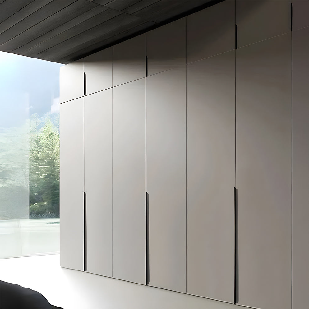 Modern Kitchen Cupboard wardrobe door Edge Handles Goldenwarm — free download