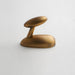Modern Solid Brass Sculptural Pebble Coat & Towel Hooks