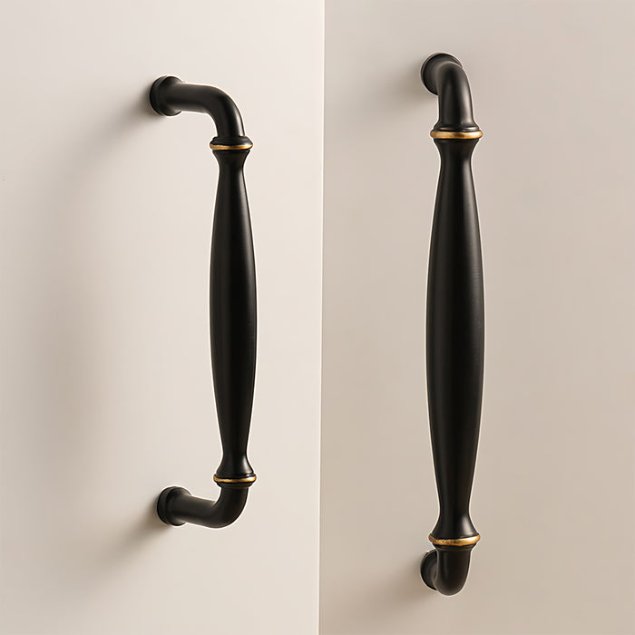 Neoclassical Pastoral Simple European Brass Cabinet Handle