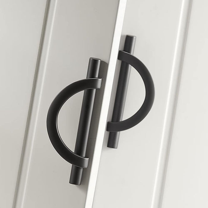 Semicircle Door Pulls Closet Wardrobe Cupboard Handles